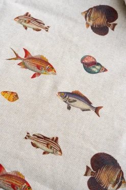 Cristina Oria Manteles Antimanchas|Manteles^Mantel Antimanchas Con Diseño De Peces