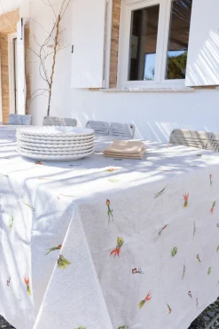 Cristina Oria Manteles Antimanchas|Manteles^Mantel Antimanchas Con Diseño Hortalizas