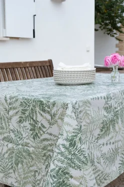Cristina Oria Manteles Antimanchas|Manteles^Manteles Antimanchas Con Diseño Helechos