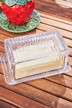 Cristina Oria Accesorios De Mesa^Mantequillero De Cristal Rectangular