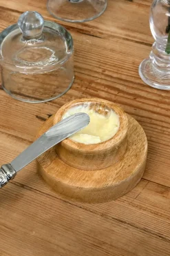 Cristina Oria Accesorios De Mesa^Mantequillero Redondo Con Tapa De Cristal