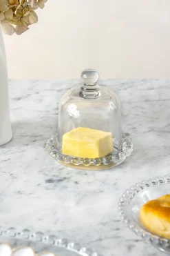 Cristina Oria Accesorios De Mesa^Mantequillero Redondo Cristal Bolitas