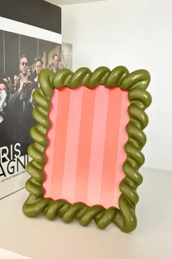 Cristina Oria Marcos De Fotos^Marco De Fotos Con Diseño De Espiral Verde