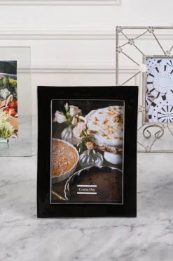 Cristina Oria Marcos De Fotos^Marco De Fotos De Metal Esmaltado Negro