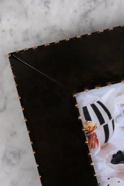 Cristina Oria Marcos De Fotos^Marco De Fotos De Metal Negro Con Detalles Dorados Pequeño