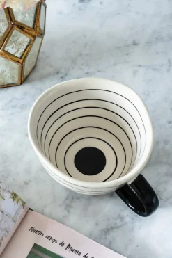 Cristina Oria Tazas Y Teteras^Mug Artesana Rayas Co