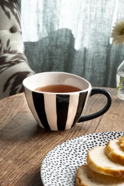 Cristina Oria Tazas Y Teteras^Mug Artesana Rayas Verticales Co