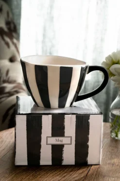 Cristina Oria Tazas Y Teteras^Mug Artesana Rayas Verticales Co