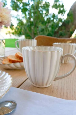 Cristina Oria Tazas Y Teteras^Mug Blanca Flor Co