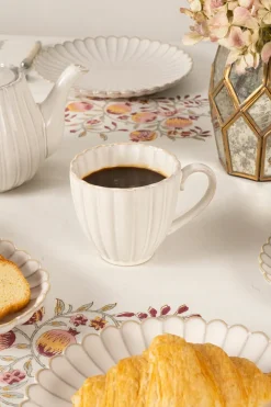 Cristina Oria Tazas Y Teteras^Mug Blanca Flor Co