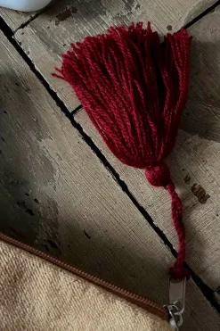 Cristina Oria Bolsos, Bolsas Y Neceseres|Otros Textil^Neceser De Terciopelo Dorado Con Flores Bordadas