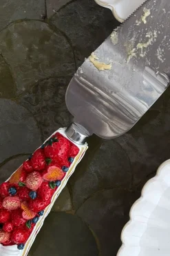 Cristina Oria Cubiertos De Servir|Cubiertos De Postre^Pala De Tarta Con Diseño De Bizcocho De Frutos Rojos