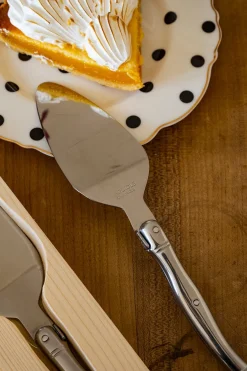 Cristina Oria Cubiertos De Servir|Cubiertos De Postre^Pala Para Tartas Plateada En Caja De Madera