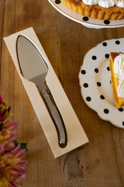 Cristina Oria Cubiertos De Servir|Cubiertos De Postre^Pala Para Tartas Plateada En Caja De Madera