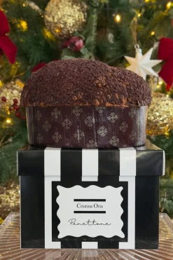 Cristina Oria Dulces Cristina Oria^Panettone Relleno De Crema De Doble Chocolate Y Avellana 500 G