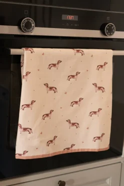 Cristina Oria Paños De Cocina|Paños De Cocina^Paño De Cocina De Algodón Con Diseño De Teckel