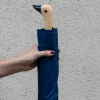 Cristina Oria Paraguas^Paraguas Con Diseño Azul Marino Y Mango Con Cabeza De Pato