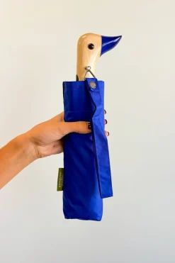 Cristina Oria Paraguas^Paraguas Con Diseño Azul Y Mango Con Cabeza De Pato