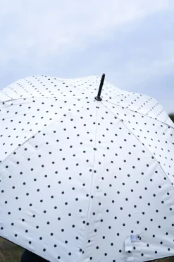 Cristina Oria Paraguas^Paraguas Con Diseño De Puntos Blancos Y Negros