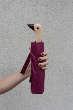 Cristina Oria Paraguas^Paraguas Con Diseño Frambuesa Y Mango Con Cabeza De Pato