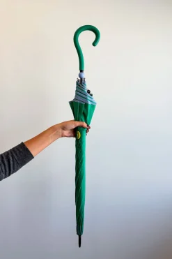 Cristina Oria Paraguas^Paraguas Largo Con Diseño De Rayas De Colores