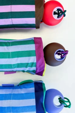 Cristina Oria Paraguas^Paraguas Plegable Con Diseño De Rayas De Colores