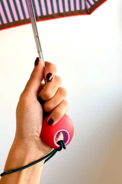 Cristina Oria Paraguas^Paraguas Plegable Con Diseño De Rayas De Colores