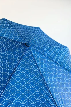 Cristina Oria Paraguas^Paraguas Plegable Con Diseño De Pez Koi Azul