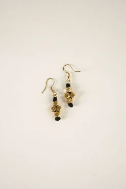 Cristina Oria Joyas Co|Joyas Co^Pendientes Dorados Y Negros