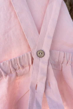 Cristina Oria Minichef^Petos De Lino Rosa Niños