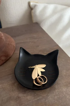 Cristina Oria Joyeros, Carteras Y Fundas|Piezas Decorativas^Platito Con Diseño De Gato