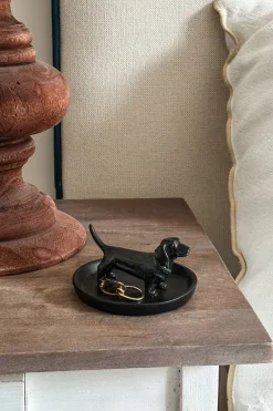 Cristina Oria Piezas Decorativas|Joyeros, Carteras Y Fundas^Platito Con Diseño De Teckel