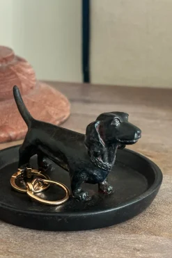 Cristina Oria Piezas Decorativas|Joyeros, Carteras Y Fundas^Platito Con Diseño De Teckel