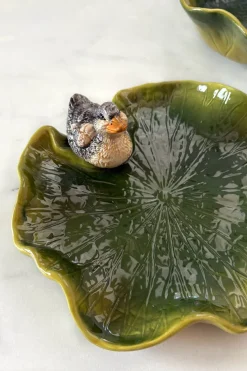 Cristina Oria Platos Y Bajoplatos^Plato Con Diseño De Hoja Y Figura De Pato