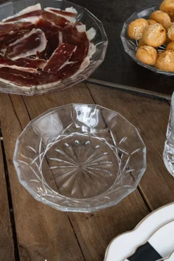 Cristina Oria Platos Y Bajoplatos^Plato De Cristal Diseño Espiga Pequeño