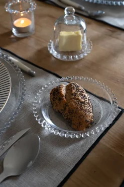 Cristina Oria Platos Y Bajoplatos^Plato De Pan Cristal Bolitas