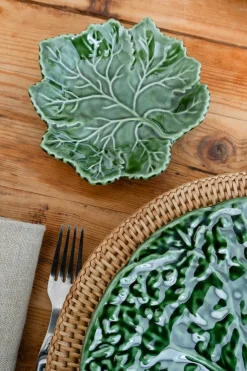 Cristina Oria Platos Y Bajoplatos^Plato De Pan Hoja De Parra