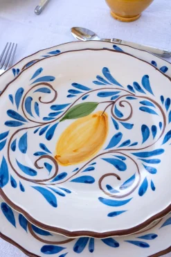 Cristina Oria Platos Y Bajoplatos^Plato De Postre Con Diseño Tavira