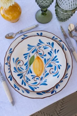 Cristina Oria Platos Y Bajoplatos^Plato De Postre Con Diseño Tavira