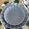 Cristina Oria Platos Y Bajoplatos^Plato De Postre De Cerámica Flor Gris