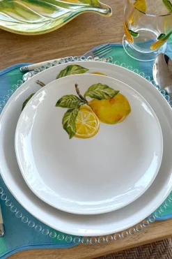 Cristina Oria Platos Y Bajoplatos^Plato De Postre De Melamina Limones