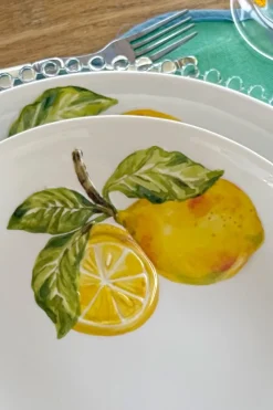 Cristina Oria Platos Y Bajoplatos^Plato De Postre De Melamina Limones