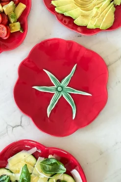 Cristina Oria Platos Y Bajoplatos^Plato De Postre Diseño Tomate
