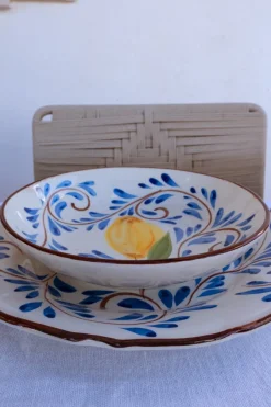 Cristina Oria Platos Y Bajoplatos^Plato Hondo Con Diseño Tavira