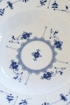 Cristina Oria Platos Y Bajoplatos^Plato Hondo Crisantemos Azules Co