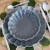 Cristina Oria Platos Y Bajoplatos^Plato Hondo De Cerámica Flor Gris