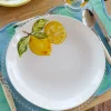 Cristina Oria Platos Y Bajoplatos^Plato Llano De Melamina Limones