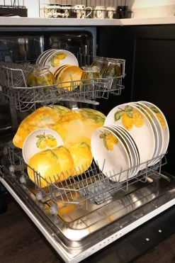 Cristina Oria Platos Y Bajoplatos^Plato Llano De Melamina Limones