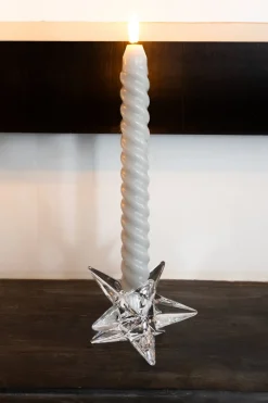 Cristina Oria Candelabros Y Portavelas^Portavelas De Cristal Diseño Estrella Vega