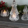 Cristina Oria Candelabros Y Portavelas^Portavelas Desmontable De Cristal Con Diseño De Árbol Transparente Pequeño